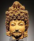 Голова бодхисаттвы. Гандхара, ок. IV века