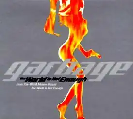 Обложка сингла Garbage «The World Is Not Enough» (1999)