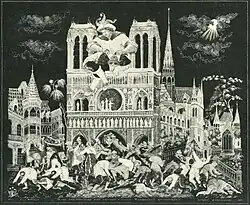 Гаргантюа унёс колокола с собора Парижской Богоматери, 1936