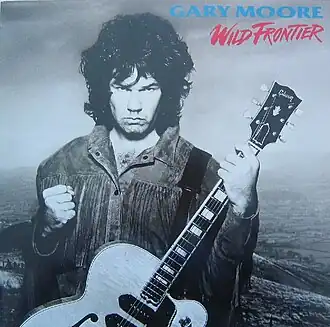 Обложка альбома Гэри Мура «Wild Frontier» (1987)