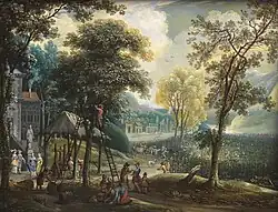 Аллегория осени. Фигуры, собирающие яблоки. Между 1644 и 1681. Медь, масло. Частное собрание