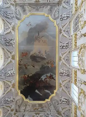 Гаспаро Дициани. Потолочный плафон «Олимп»