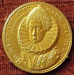 Мария Магдалина Австрийская, супруга Козимо II. Медаль