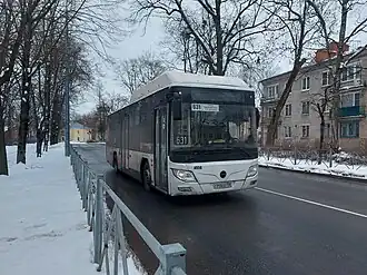 Lotos-105 в Гатчине, маршрут № 631. 2023 год