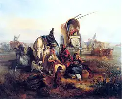 Отдых гаучос в Пампе.