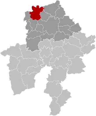 Расположение муниципалитета на карте провинции