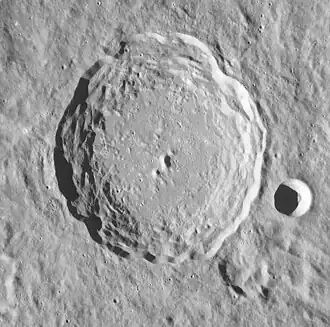 Снимок зонда Lunar Reconnaissance Orbiter.