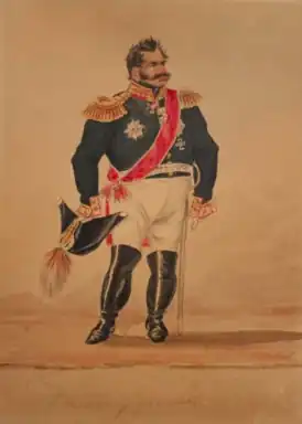 "Генерал Батурин". Рисунок в альбоме «Тридцатые годы.