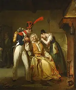 Прощание с солдатом, 1824, Лионский музей изящных  искусств