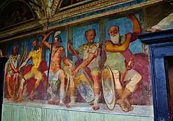 Перино дель Вага. Лоджия героев. Фреска