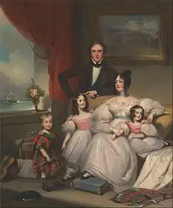 Английское семейство в Макао 1835, Нью-Хейвен Yale Center for British Art