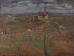 В окрестностях Сиены. 1911. Холст, масло. Музей изящных искусств, Гент