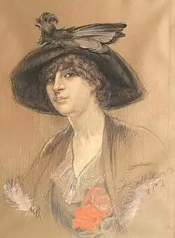 Элегантная женщина, 1912