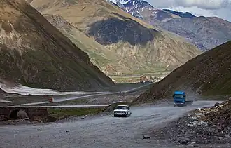 Подъезд к селу Алмасиани