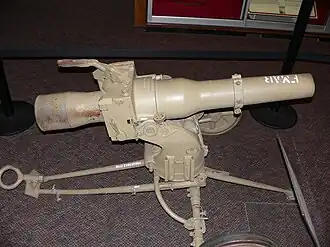 Безоткатное орудие 7,5 cm LG 40 в одном из военных музеев США