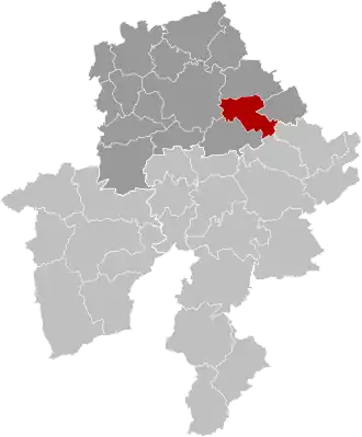 Расположение муниципалитета на карте провинции