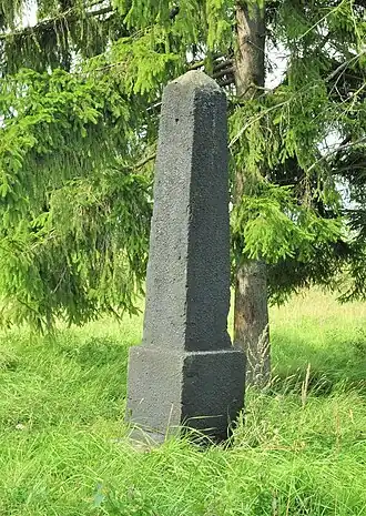 Памятник на месте расстрела евреев Краснополья в октябре 1941 года