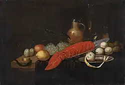 Натюрморт с фруктами и лобстером. 1660-е. Холст, масло. Музей изящных искусств, Гент