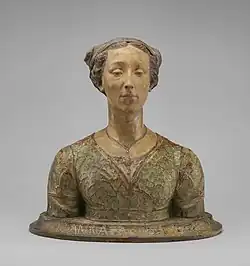 Портрет леди, Джованна Албицци. Около 1860. Дерево. Национальная галерея искусства (Вашингтон). Инв. № 1937.1.129