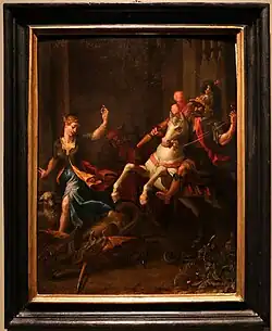 Святой Георгий и дракон. Между 1550 и 1590 гг. Дерево, масло. Частное собрание