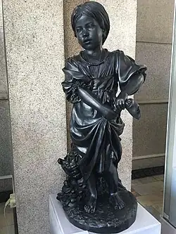 «Девочка-грибница»&nbsp;— по гипсовой модели 1871&nbsp;года «Грибовница»