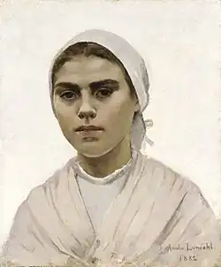 Голова девушки, Бретань (1882)