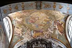 Роспись свода капеллы Сан-Джузеппе собора в Триесте. 1706