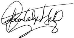 Изображение автографа