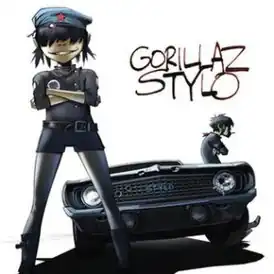 Обложка сингла Gorillaz при участии Бобби Уомака и Mos Def «Stylo» (2010)