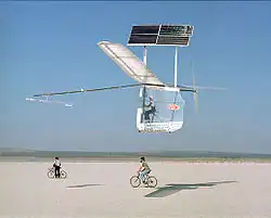 Gossamer penguin в полёте. 1979 год