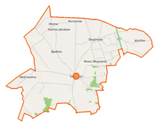 Гощин на карте