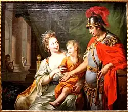 Дидона и Эней. Холст, масло. Герцогский музей, Гота