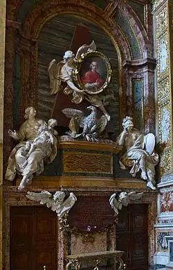 Надгробие кардинала Джузеппе Ренато Империали в церкви Сант-Агостино. 1759