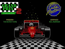 Заставка игры, версия для ZX Spectrum