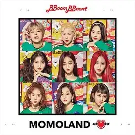 Обложка сингла Momoland «Bboom Bboom» (2018)