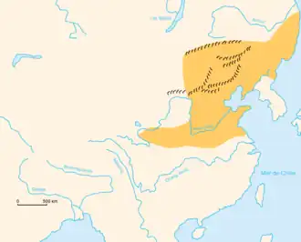 «Стена Чингисхана» на северной границе империи Цзинь (1115—1234)
