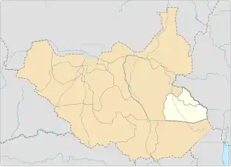 Административный район Пибор на карте