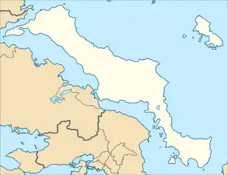 Эретрия на карте