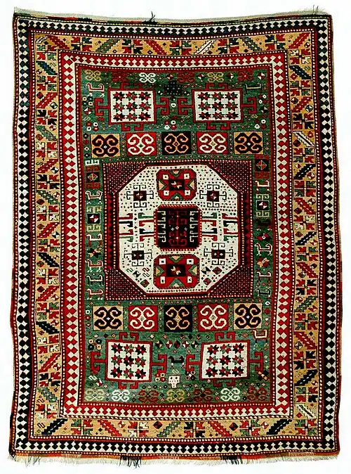 Ковёр «Гарачоп». Казахская школа. XIX век