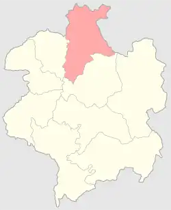 Гродненский уезд на карте