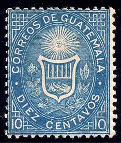 10 сентаво&nbsp;(Sc #3), негашёная