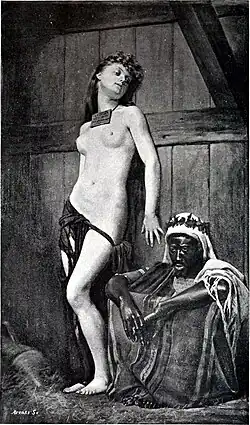 Продажа рабыни, Гюстав Буланже, не позднее 1888