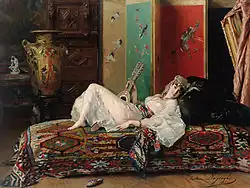 Густав Йонге — Послеобеденная сиеста (ок. 1870)