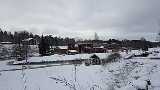 Густавсфорс в зимнее время года(2017)