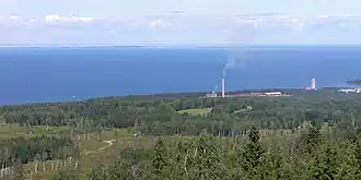 Вид на озеро Венерн с горы Чиннекулле[англ.] на восточном берегу летом 2010 года.