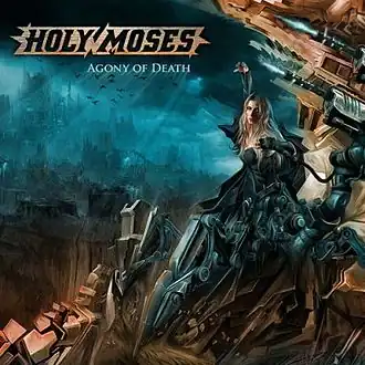 Обложка альбома Holy Moses «Agony of Death» (2008)