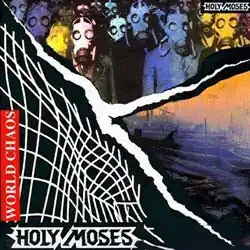 Обложка альбома Holy Moses «World Chaos» (1990)