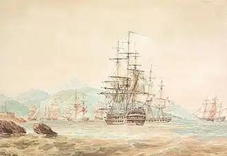HMS Agamemnon, набег на бухту Атасси