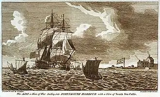 HMS Ajax в Портсмуте