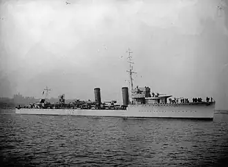 Лидер миноносцев HMS Montrose